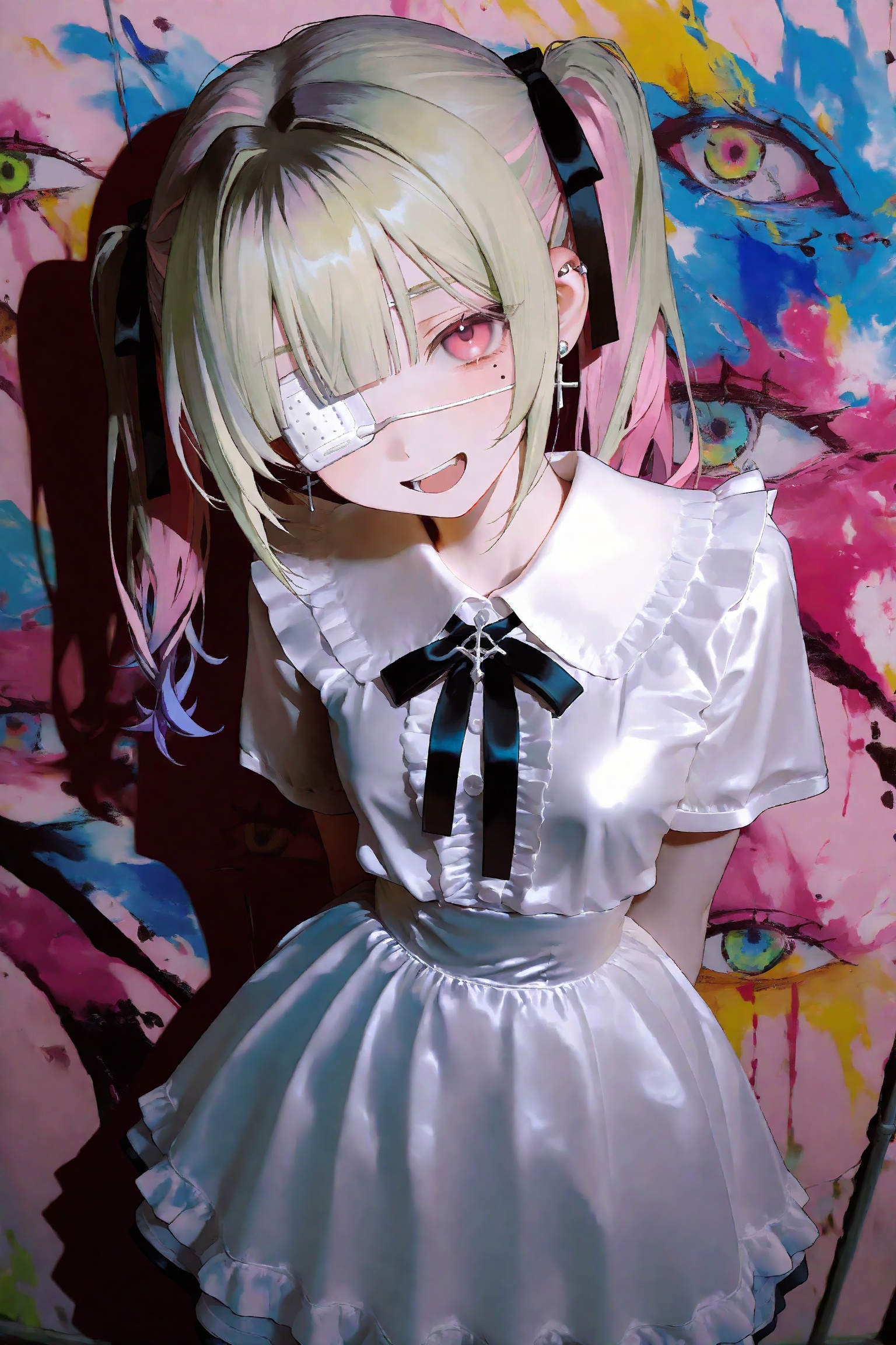 1girl,  eyepatch,  solo on Tensor.Art