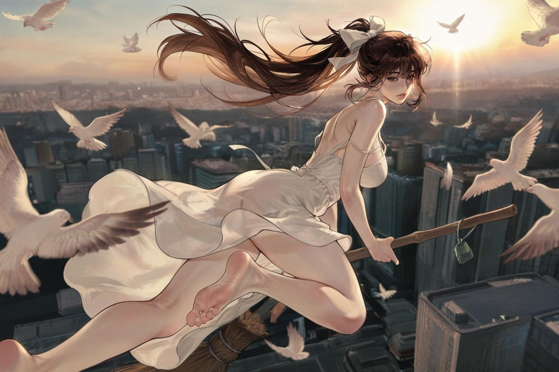 1girl,  solo,  long hair on Tensor.Art