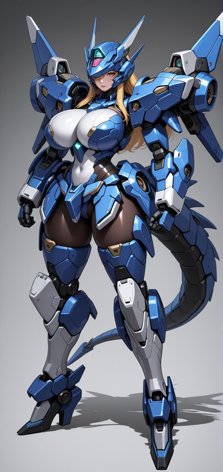 Mecha maiden with futuristic dragon-themed design on Tensor.Art