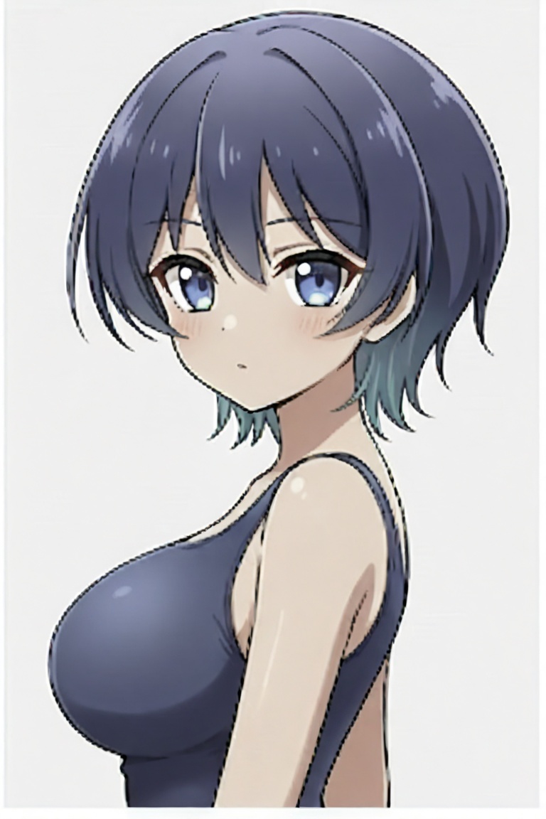 Boyish,  Two-tone hair on Tensor.Art