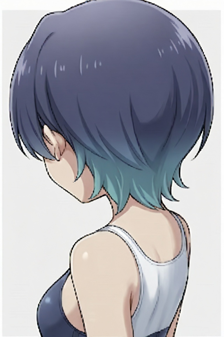 Boyish,  Two-tone hair on Tensor.Art