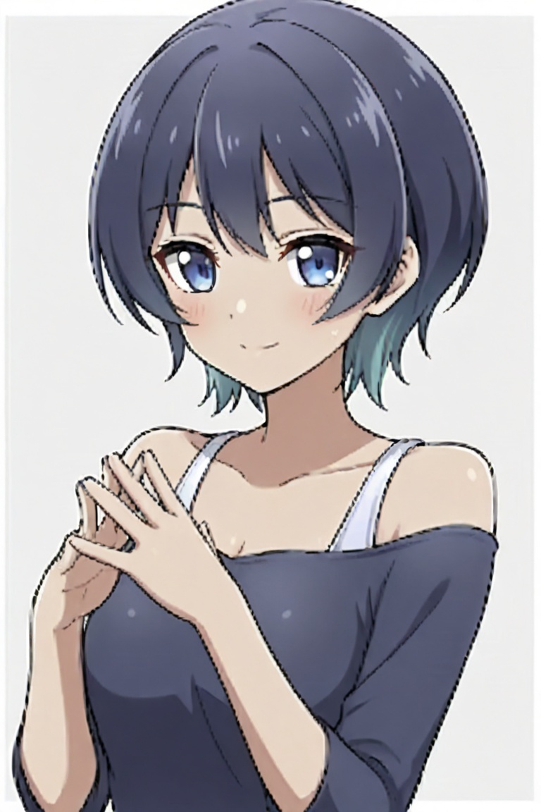 Boyish,  Two-tone hair on Tensor.Art