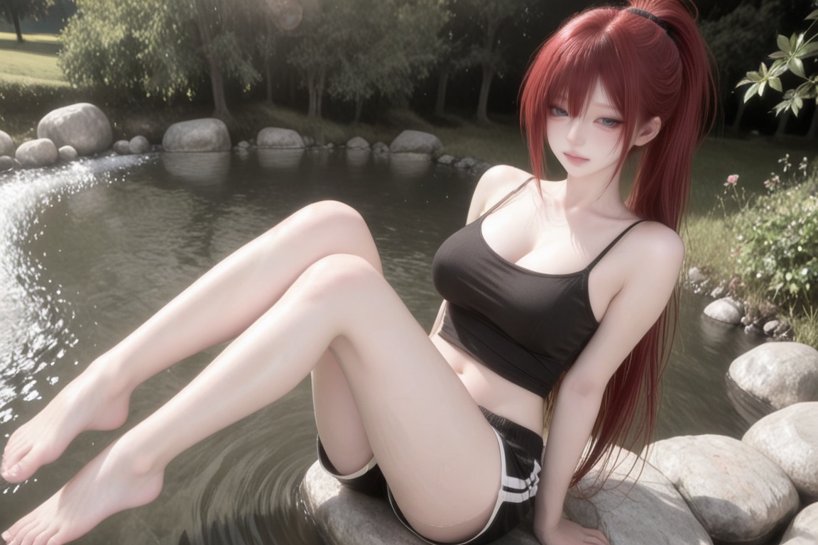 1girl,  solo,  beautiful Korean young woman on Tensor.Art
