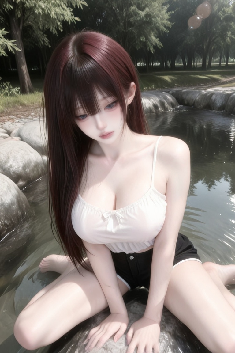 1girl,  solo,  beautiful Korean young woman on Tensor.Art