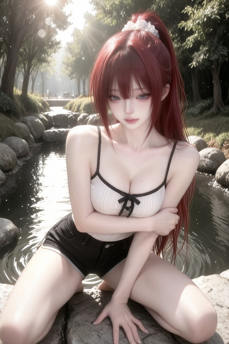 1girl,  solo,  beautiful Korean young woman on Tensor.Art