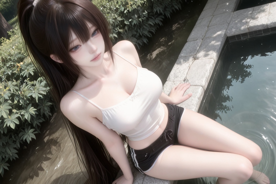 1girl,  solo,  beautiful Korean young woman on Tensor.Art