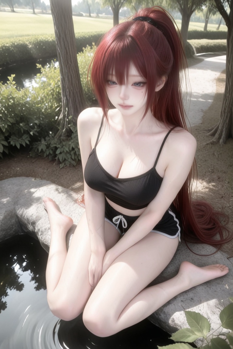 1girl,  solo,  beautiful Korean young woman on Tensor.Art