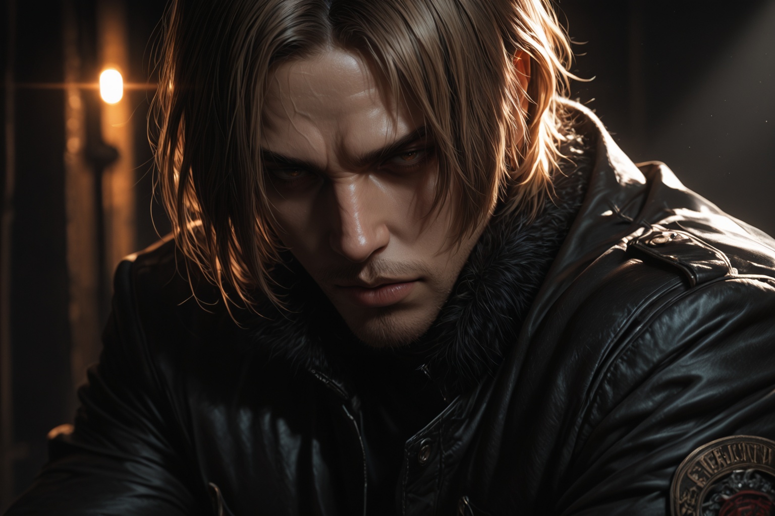 ......... ),  Resident evil requiem inspired,  realistic male on Tensor.Art