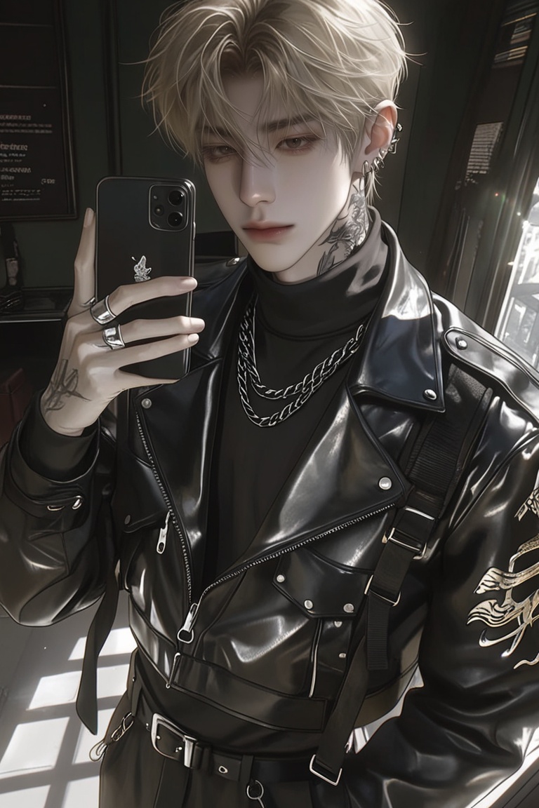 (Highly refined art style) 1male,  solo,  semi realistic young man by Aily on Tensor.Art