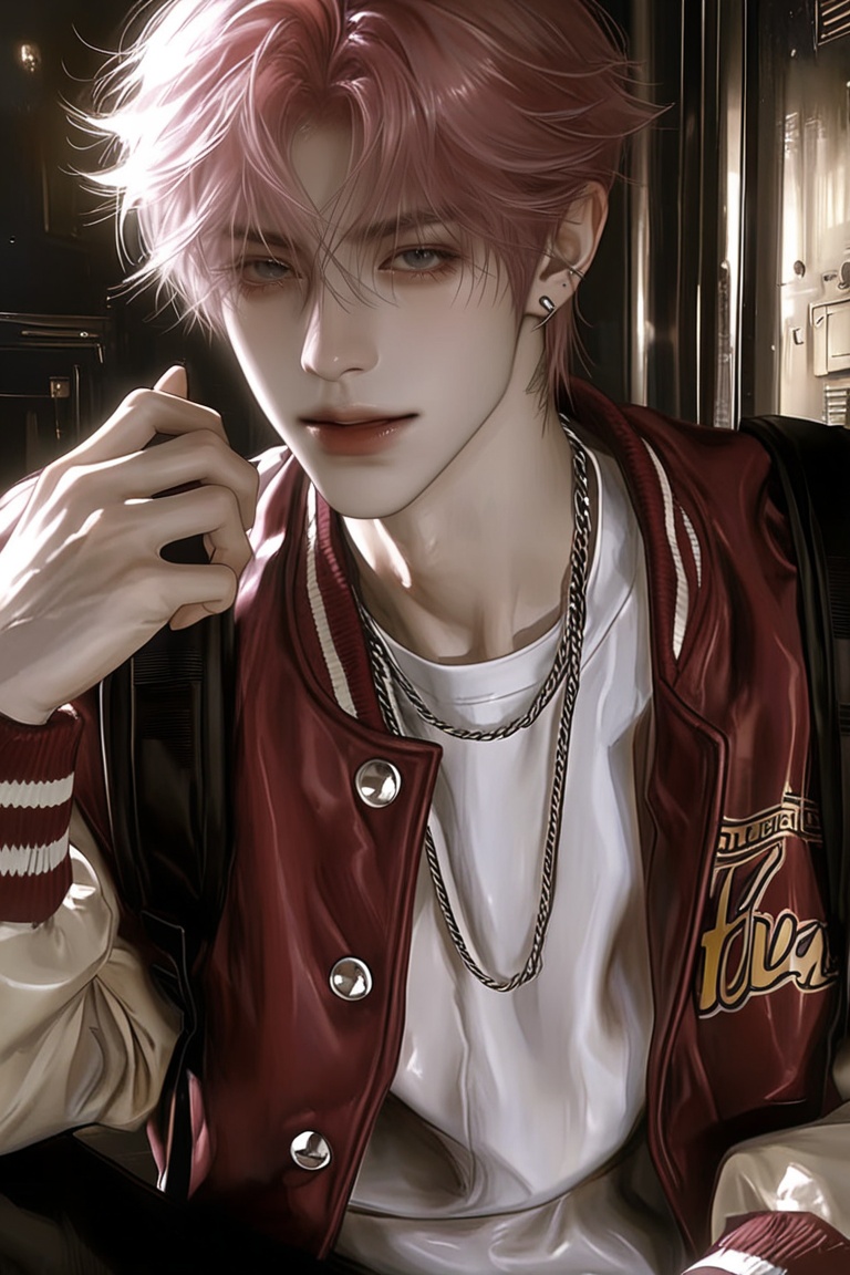 (Highly refined art style) 1male,  solo,  semi realistic young man by Aily on Tensor.Art