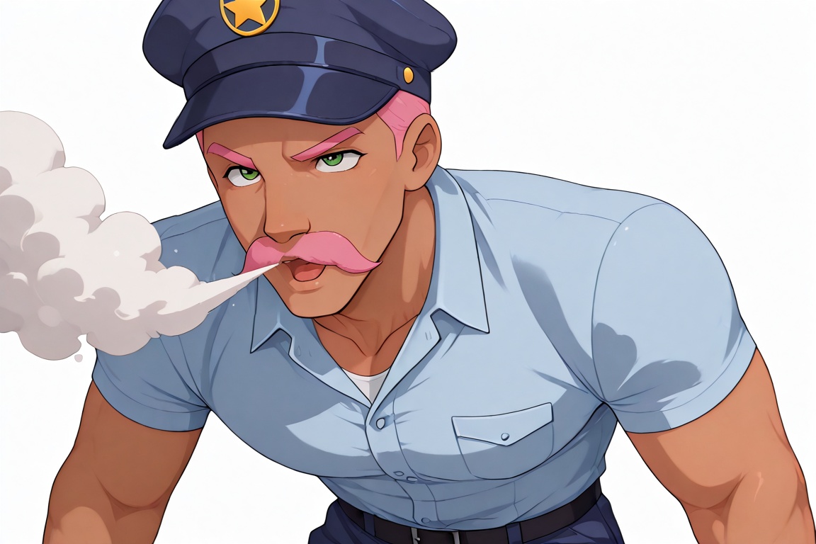 blue shirt on Tensor.Art