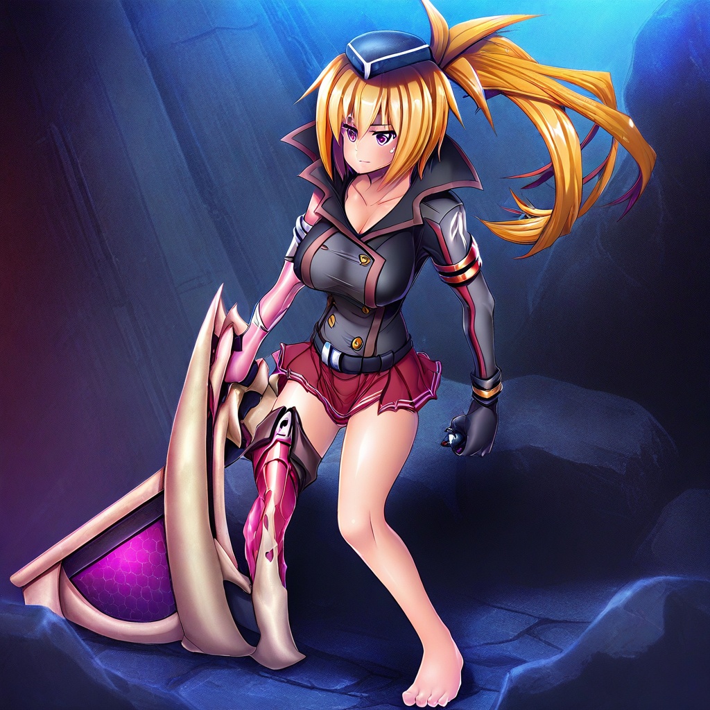 donna_barows,  purple eyes,  blonde hair on Tensor.Art