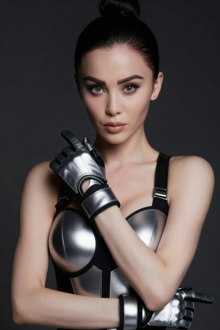 A Vogue-inspired masterpiece capturing the essence of the stunning wo_emglove02. Shot in 8K UHD with HDR effect,  this por...