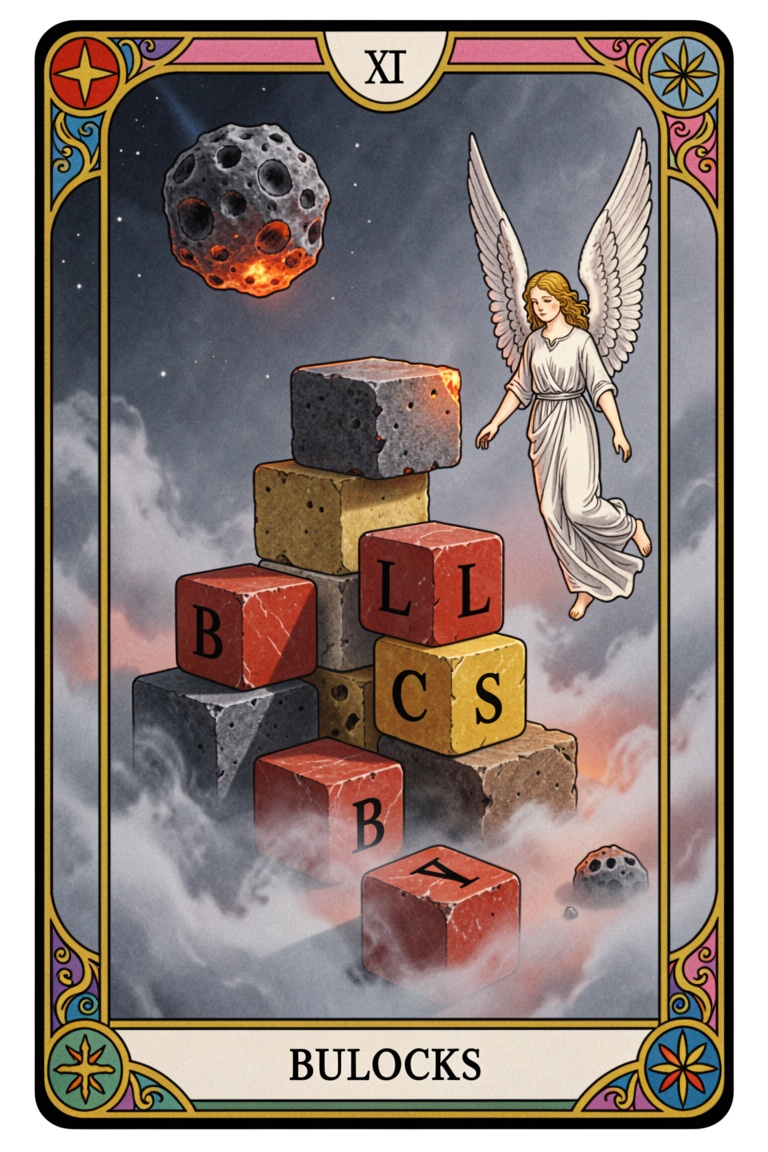 Tarot card,  building BLOCKS,  mist on Tensor.Art