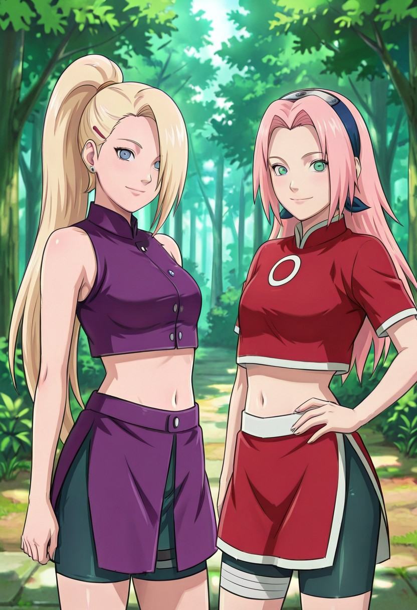 duo,  2girls,  sak11a on Tensor.Art