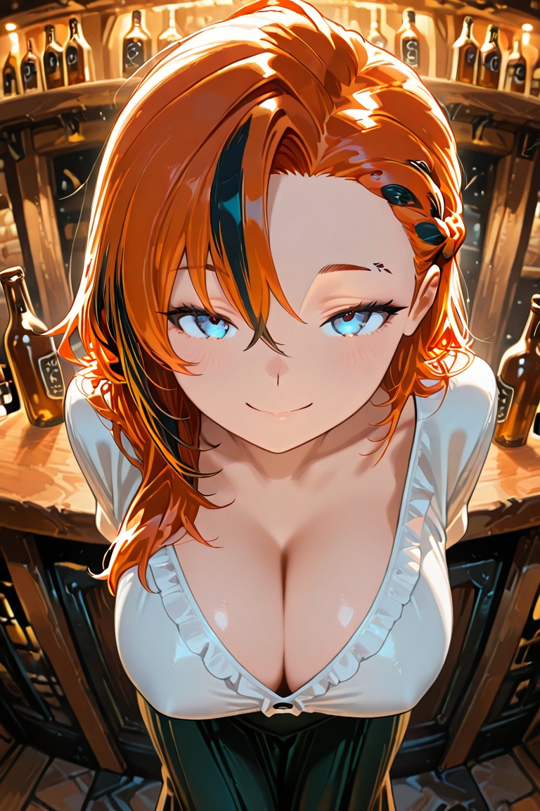 Create a masterpiece of best quality and amazing aesthetic,  focusing on Calistaoc with blue eyes and big breasts. She has...