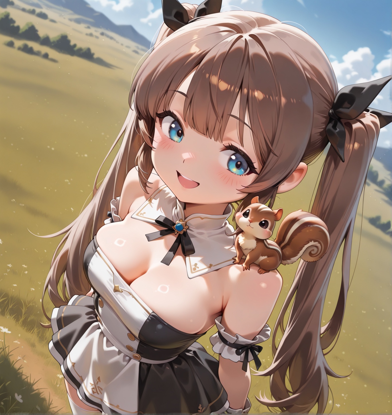 blurry background,  (Perfect hand anatomy),  highly detailed on Tensor.Art