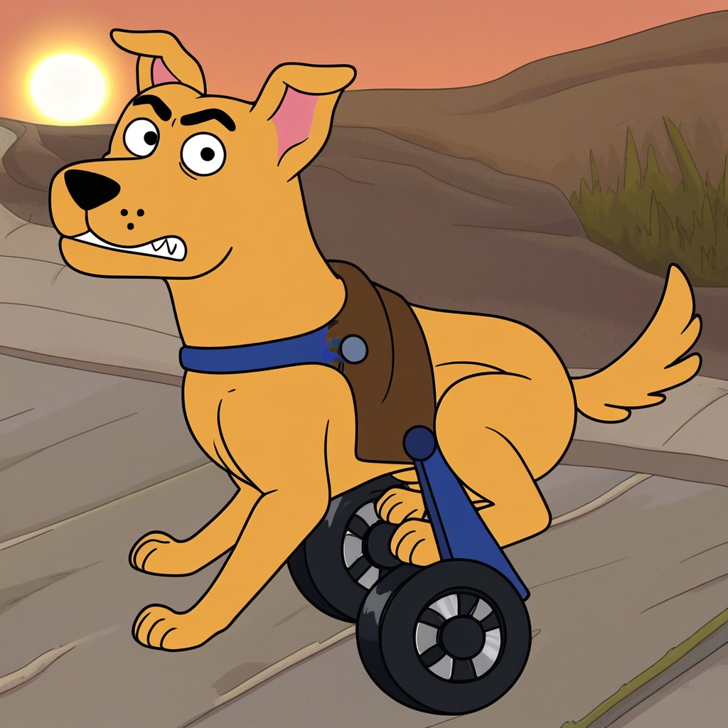 clark the insufferable mutt,  feral,  solo on Tensor.Art