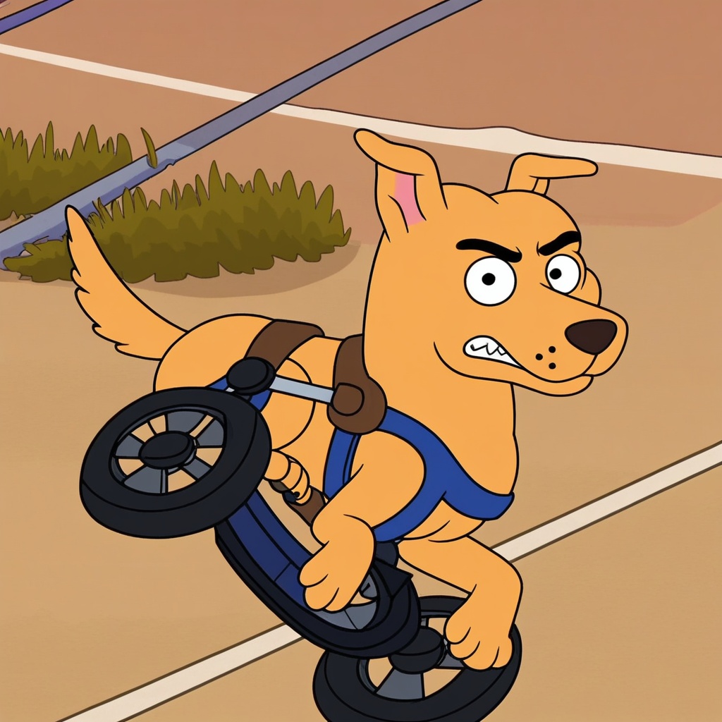 clark the insufferable mutt,  feral,  solo on Tensor.Art