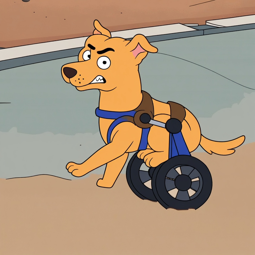 clark the insufferable mutt,  feral,  solo on Tensor.Art