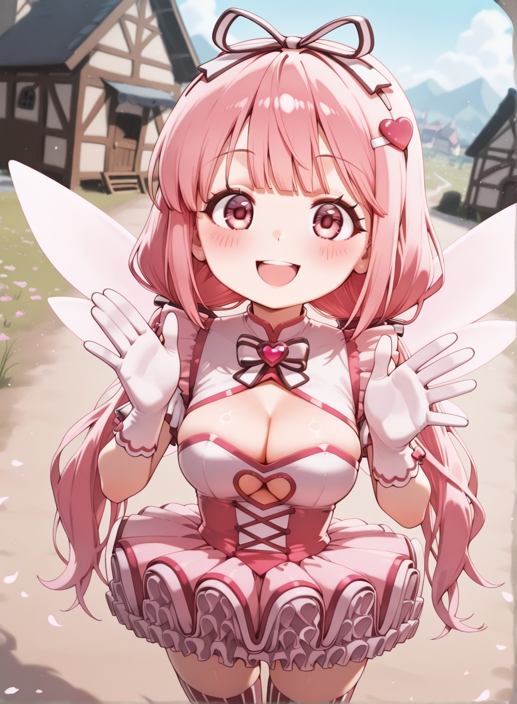 blurry background,  (Perfect hand anatomy),  highly detailed on Tensor.Art