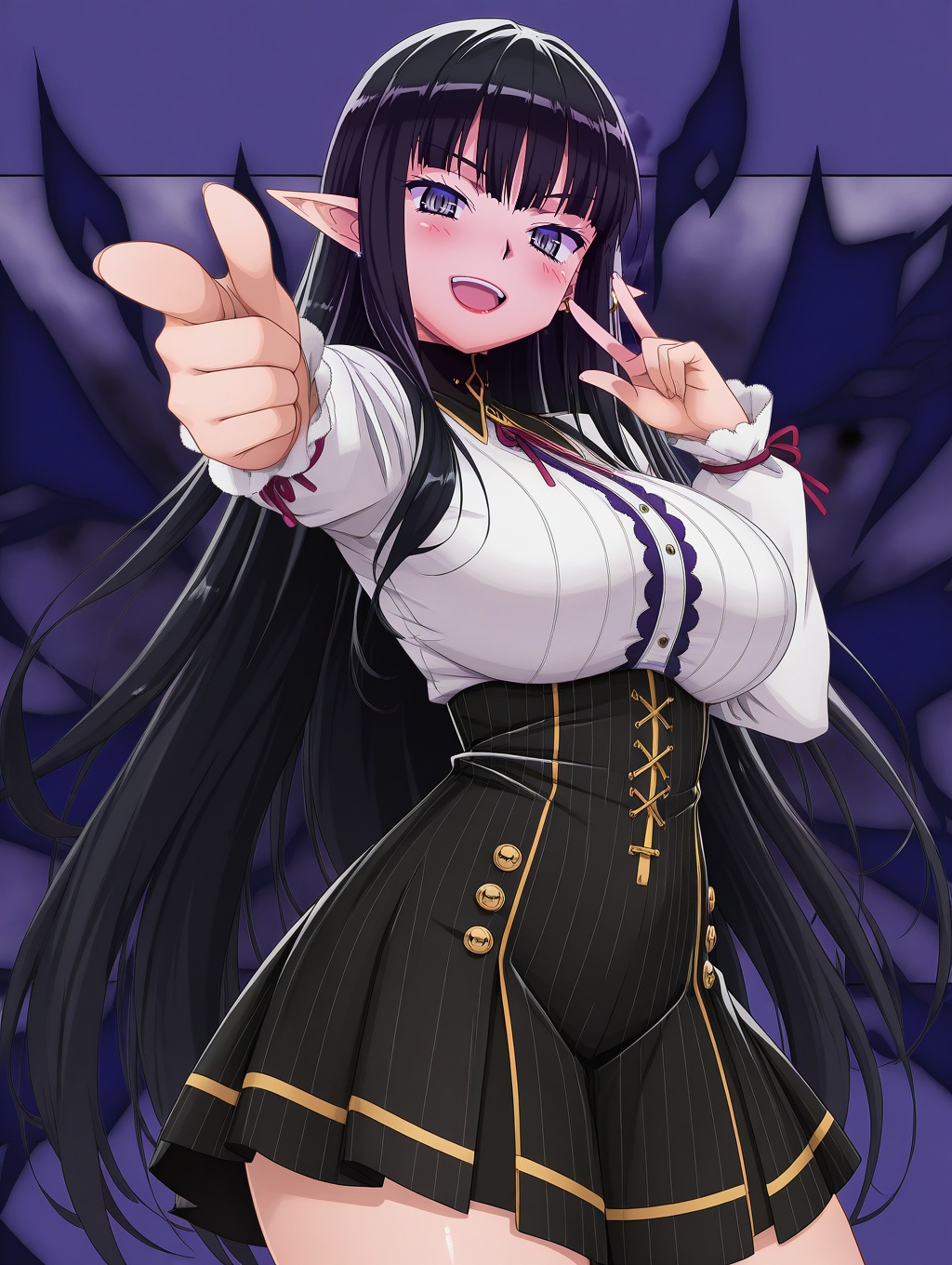 Nyx,  black_hair,  long_hair on Tensor.Art