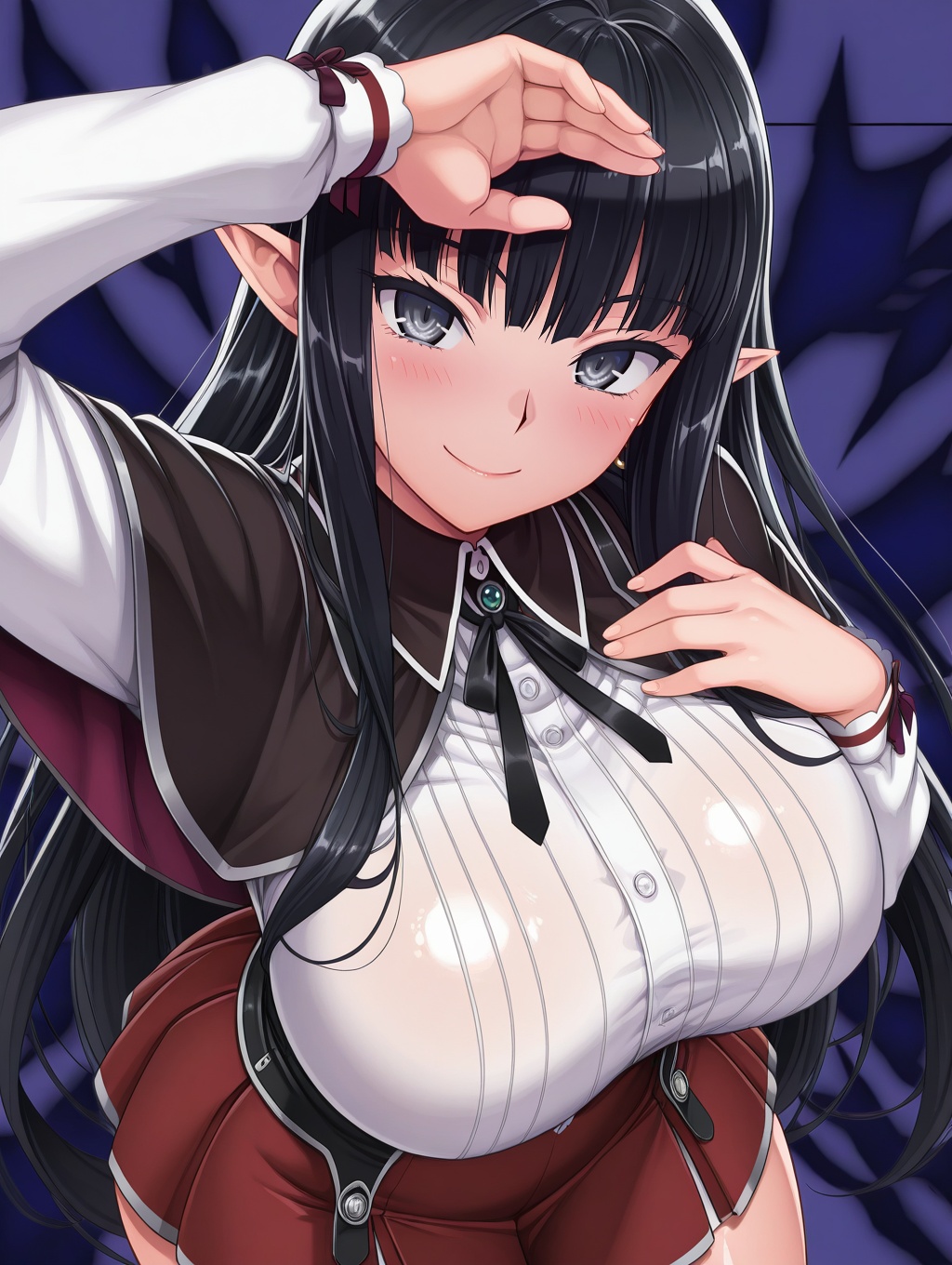 Nyx,  black_hair,  long_hair on Tensor.Art