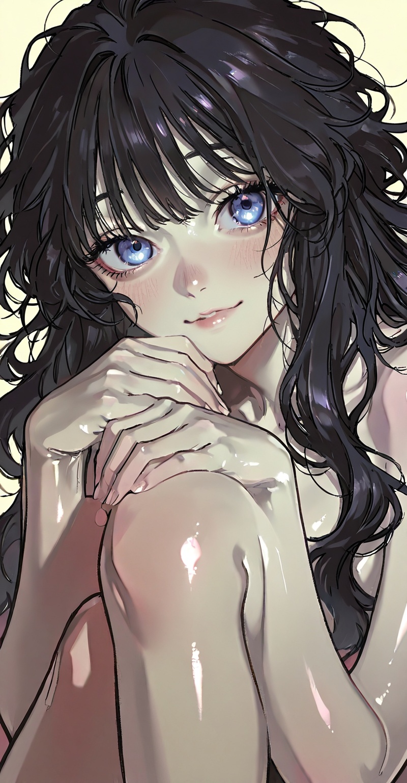 [[[1girl:1.2]]],  [[dark blue eyes:0.5]],  blue color on Tensor.Art
