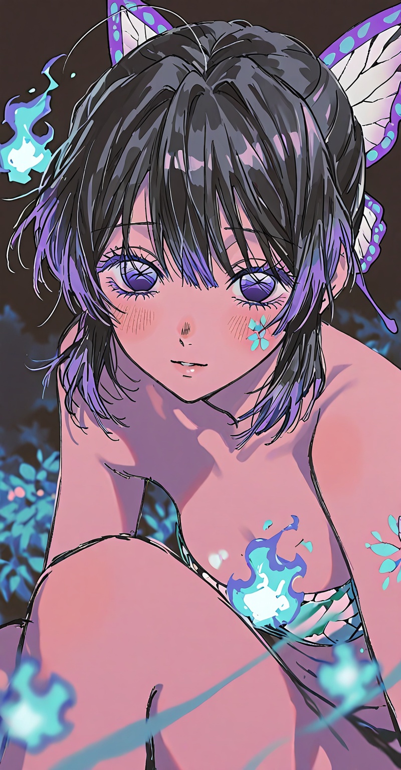 solo,  looking at viewer,  blue eyes on Tensor.Art
