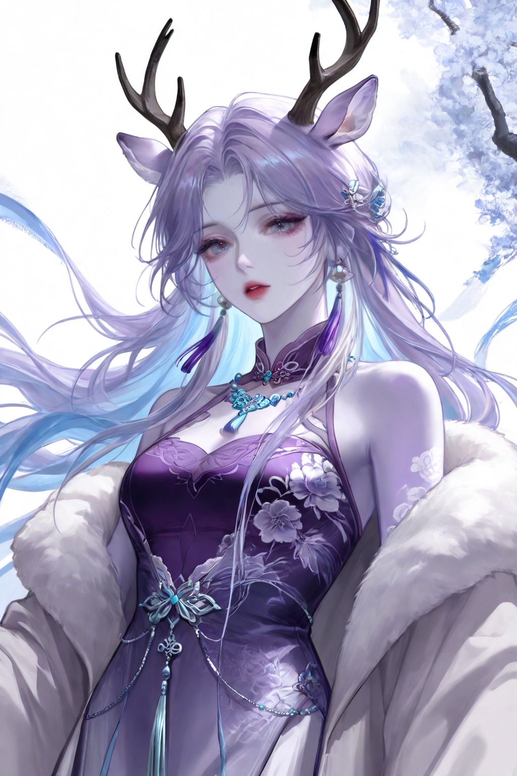 1girl,  solo,  long hair on Tensor.Art