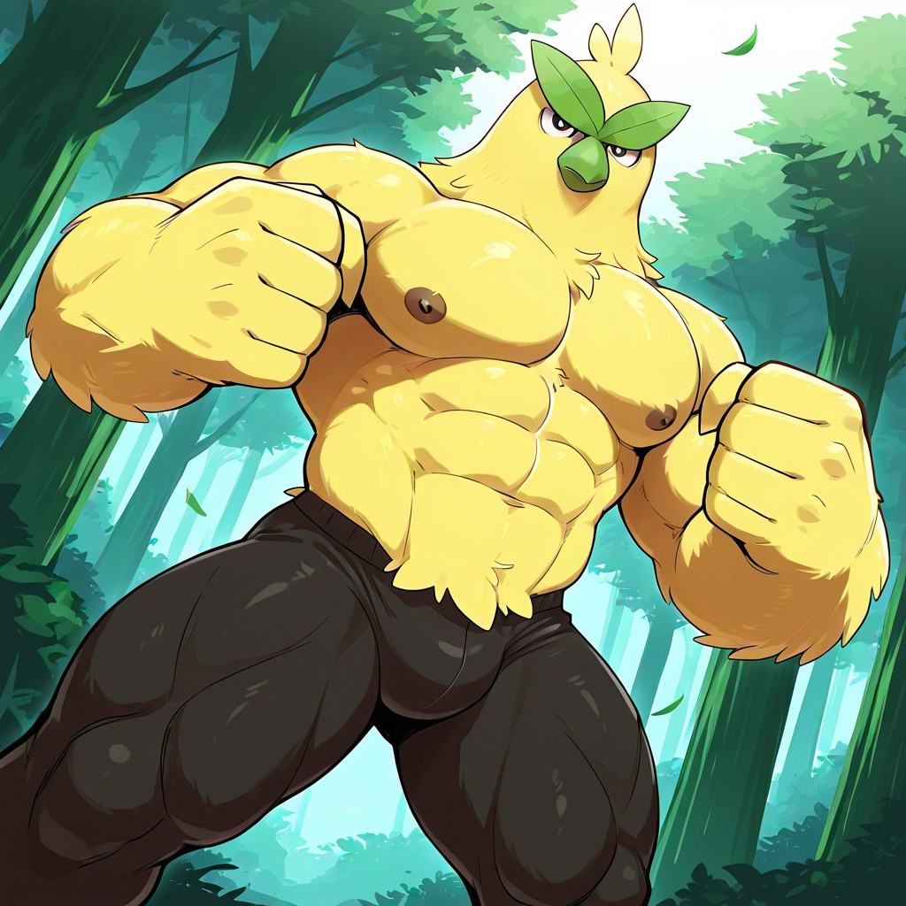 Browt(Pokemon),  anthro,  chicken on Tensor.Art