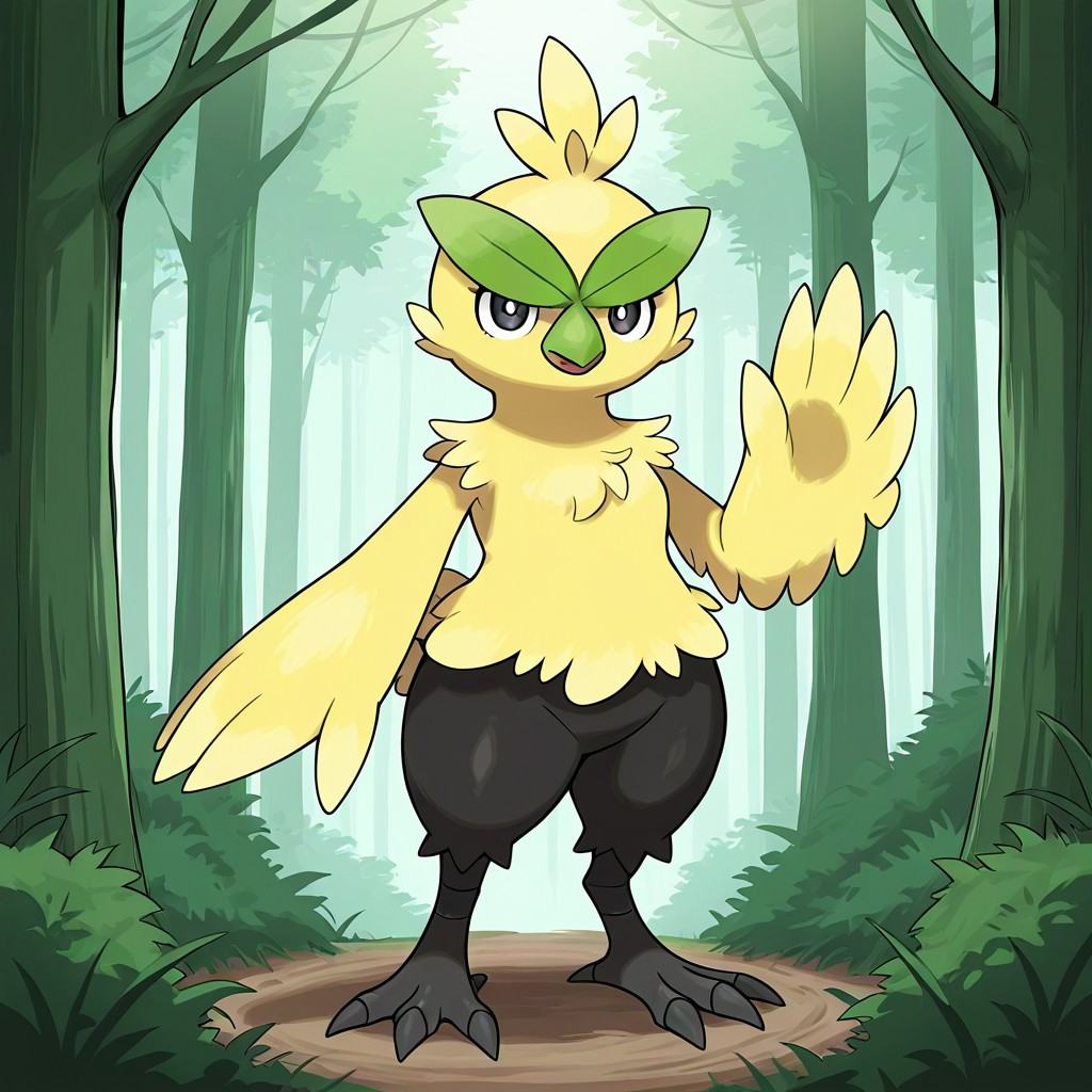 Browt(Pokemon),  anthro,  chicken on Tensor.Art