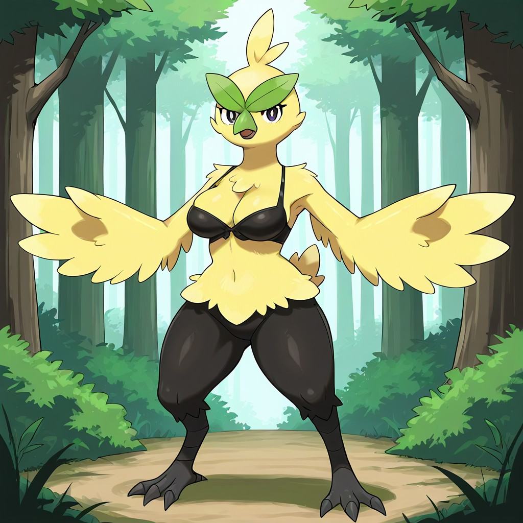 Browt(Pokemon),  anthro,  chicken on Tensor.Art