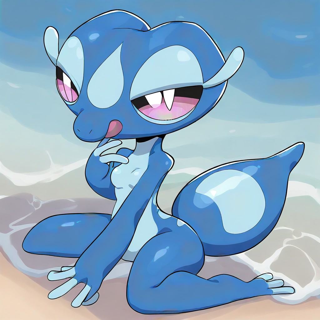 Gecqua(Pokemon),  anthro,  gecko on Tensor.Art