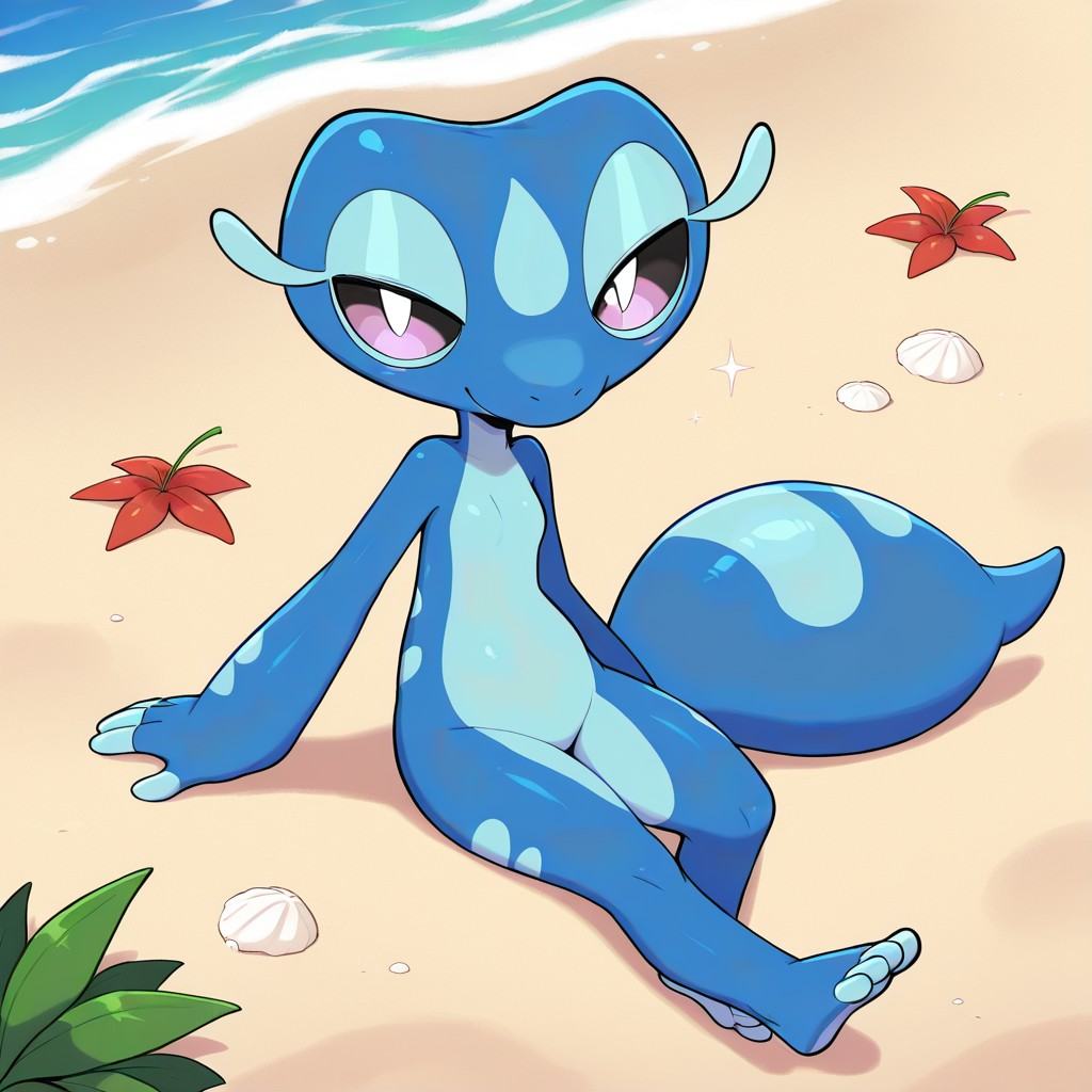 Gecqua(Pokemon),  anthro,  gecko on Tensor.Art