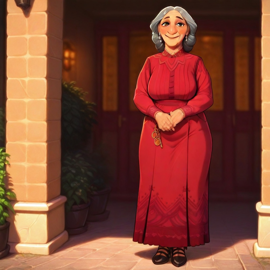 Alma(character),  grey hair,  female on Tensor.Art