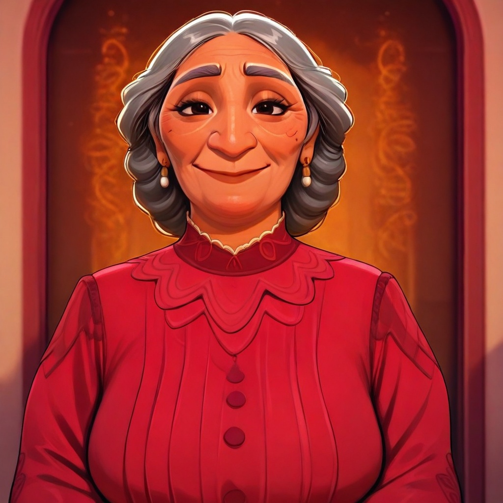 Alma(character),  grey hair,  female on Tensor.Art