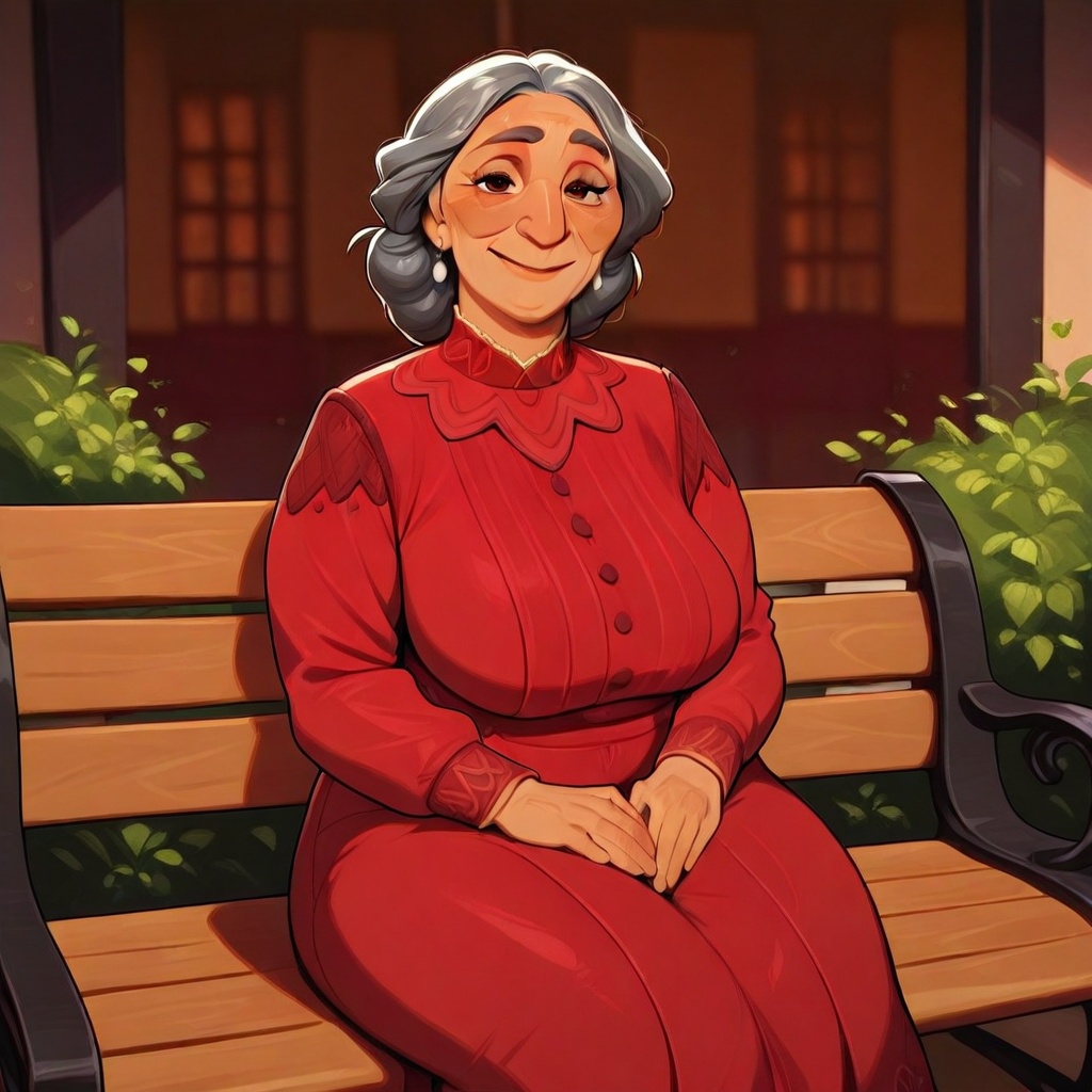 Alma(character),  grey hair,  female on Tensor.Art