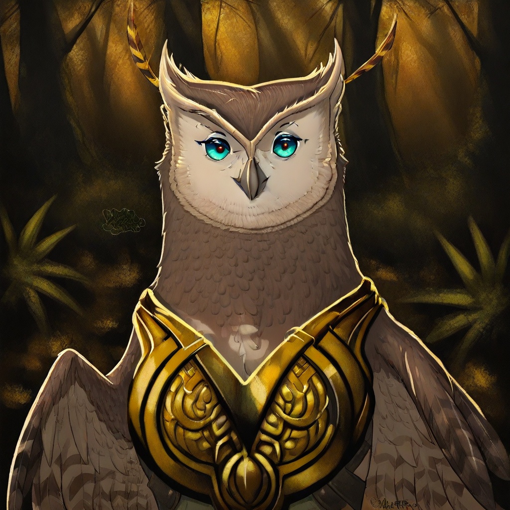 Longclaw(character),  female,  owl on Tensor.Art