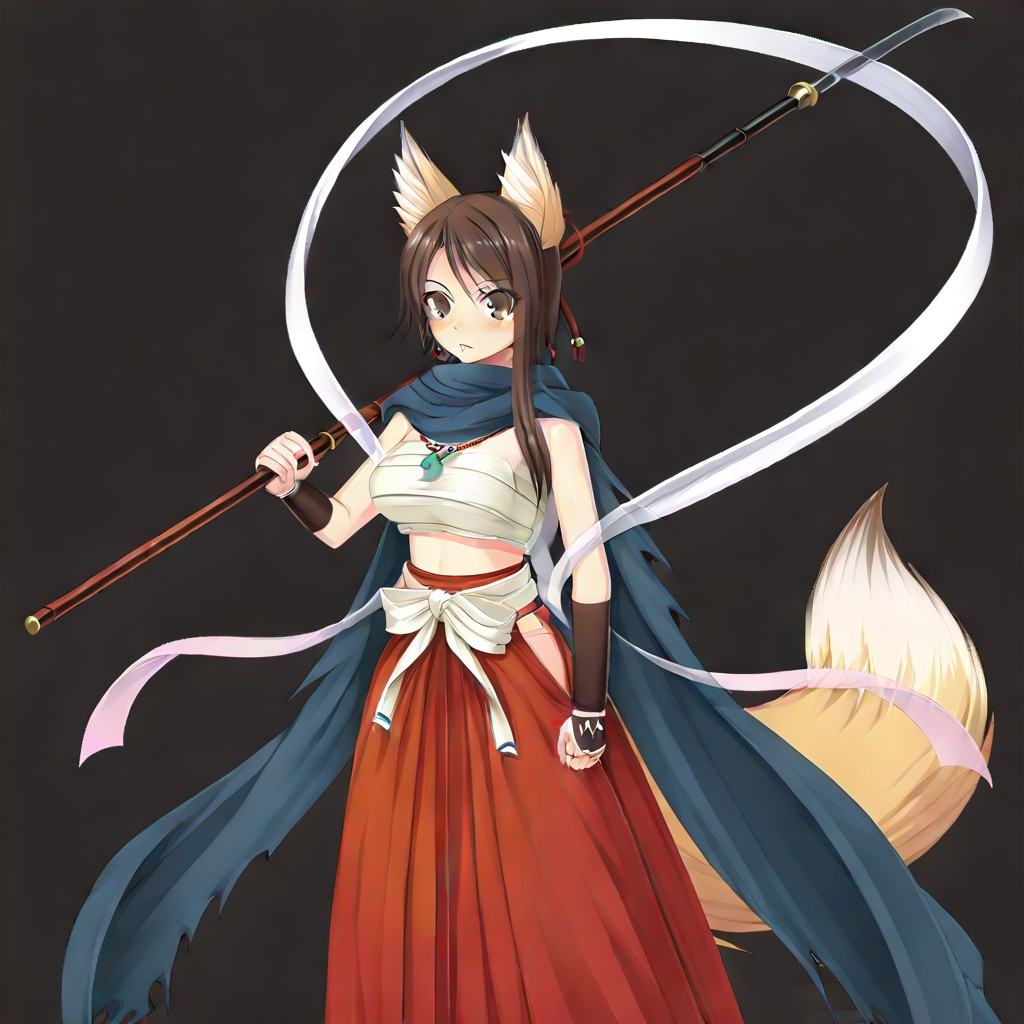 miyabi kisaragi,  amk,  brown eyes on Tensor.Art
