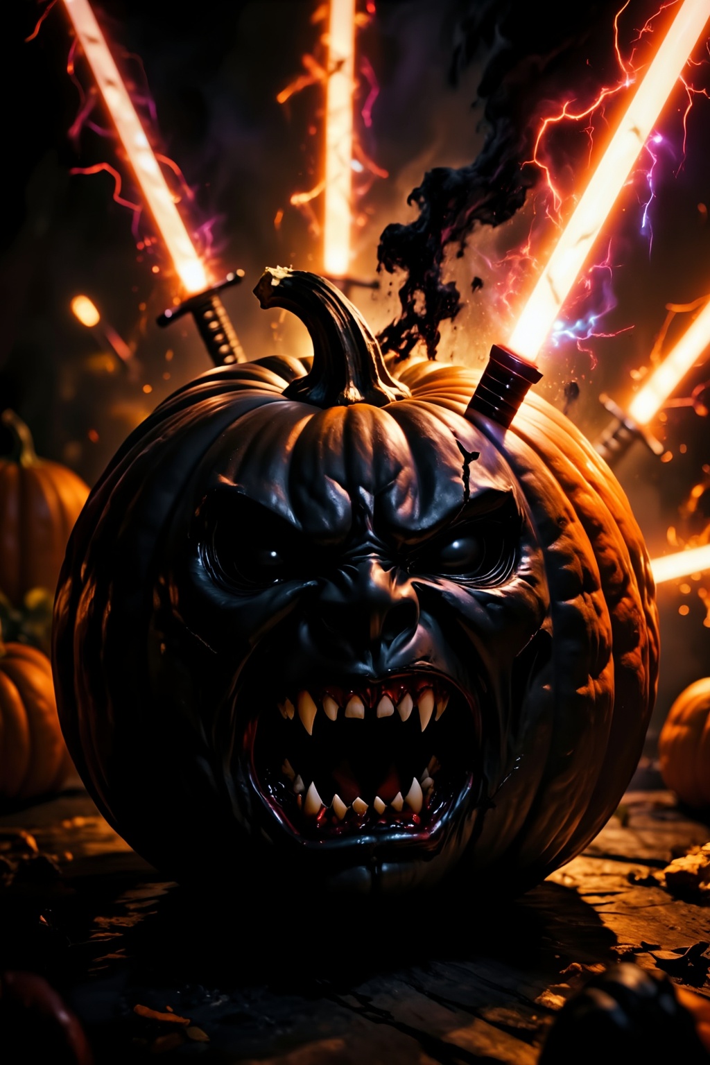 Top quality. Inspiration: Pumpkin,  black,  seal. Image content: Close-up: A black on Tensor.Art