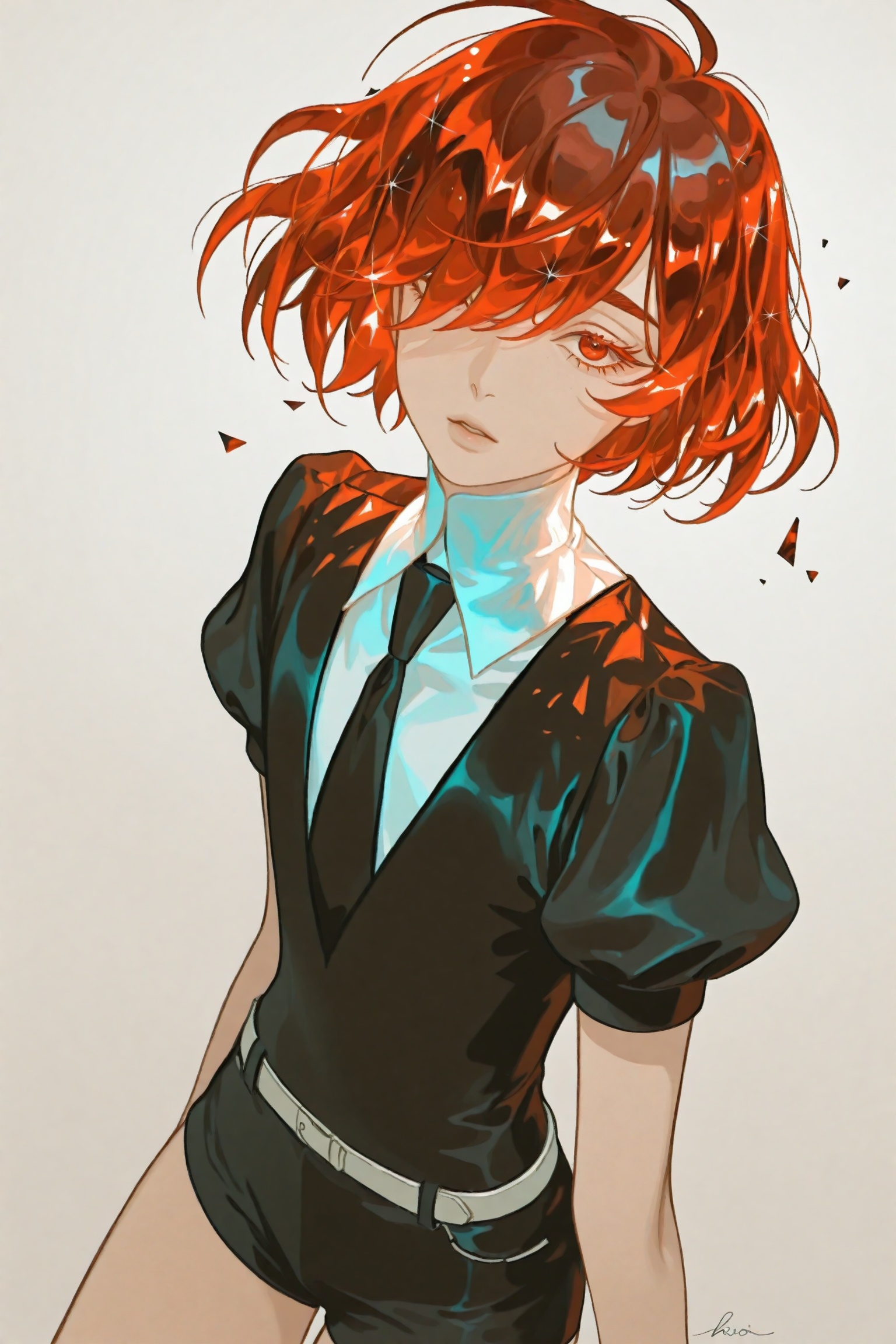 gem uniform \(houseki no kuni\),  red hair,  1other on Tensor.Art