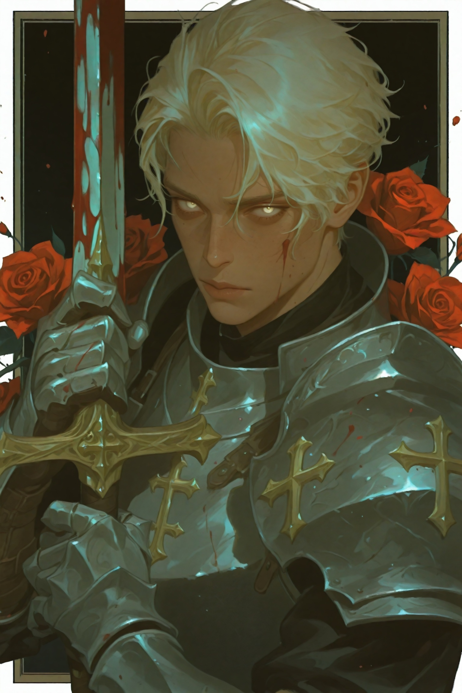 1boy,  armor,  male focus on Tensor.Art