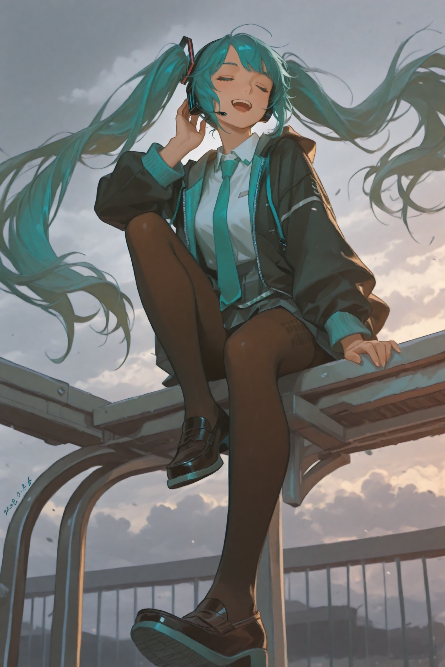 1girl,  solo,  closed eyes on Tensor.Art