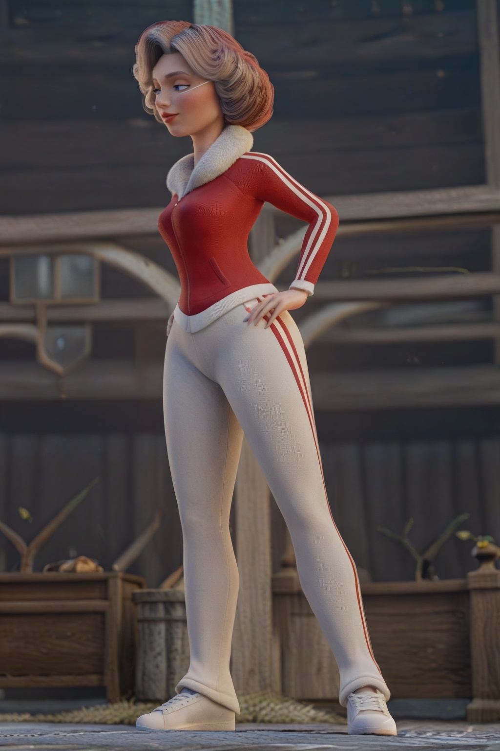 Mrs. Claus,  Jacket,  Pants on Tensor.Art