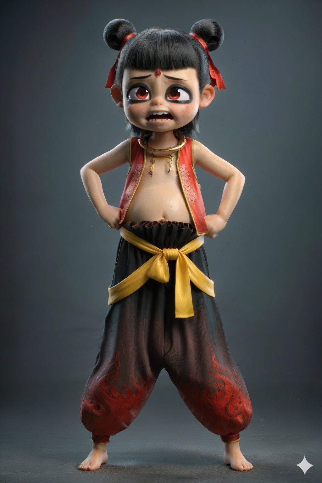 Nezha,  Dudou,  Harem Pants on Tensor.Art
