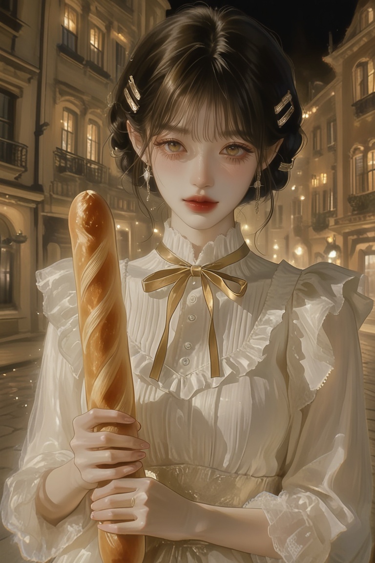 (Highly refined art style) 1female,  solo,  semi realistic young woman on Tensor.Art