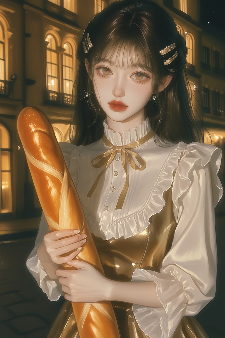 (Highly refined art style) 1female,  solo,  semi realistic young woman on Tensor.Art