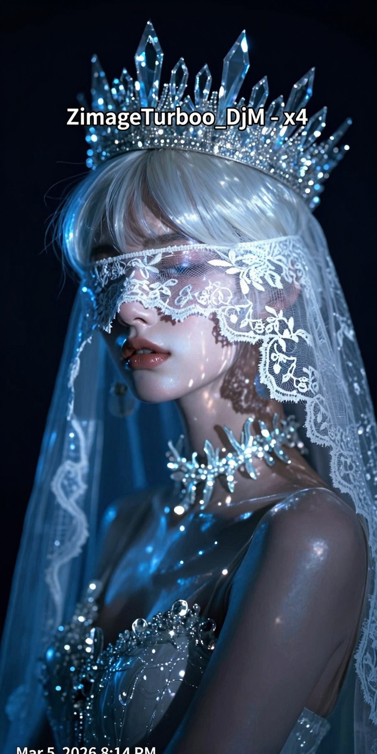 A hauntingly beautiful fantasy portrait presented as a digitally enhanced photograph of a young individual with ghost-pale...