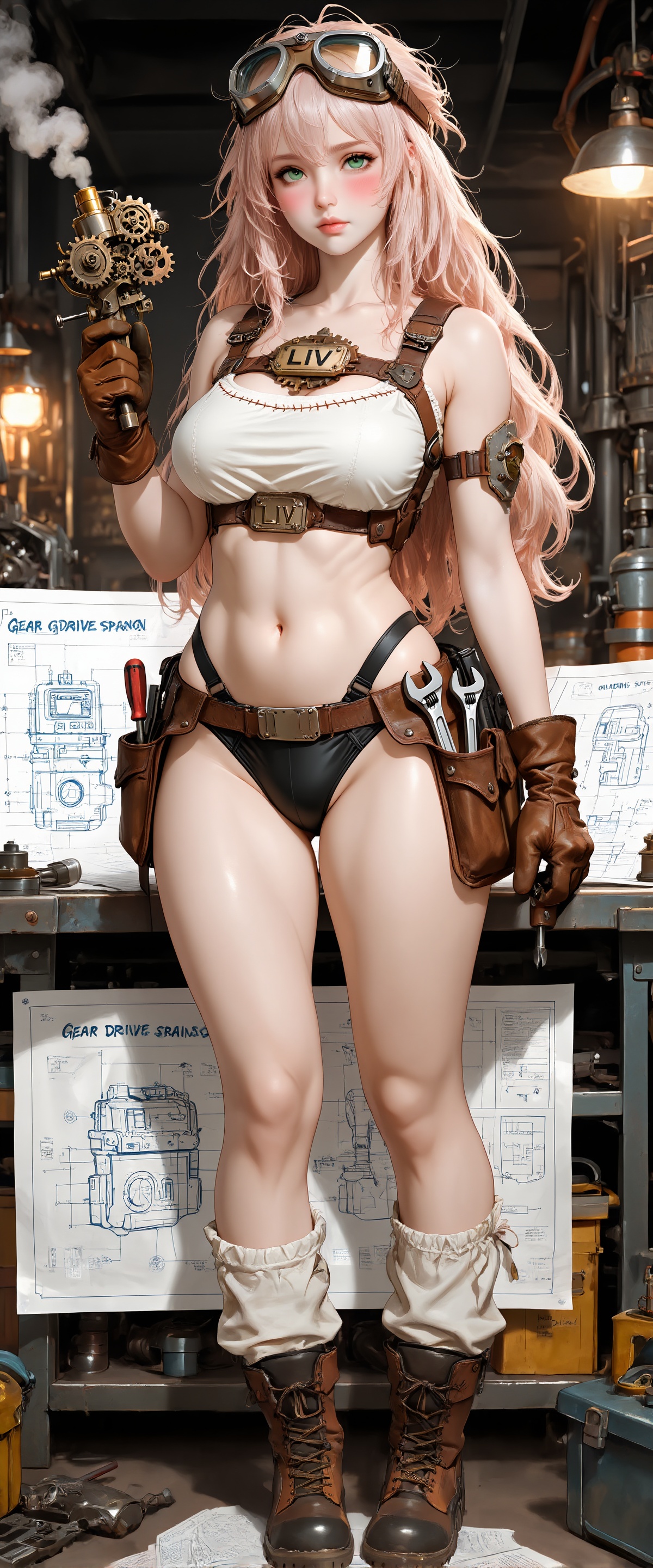 functional fashion,  industrial chic,  minimal but refined on Tensor.Art